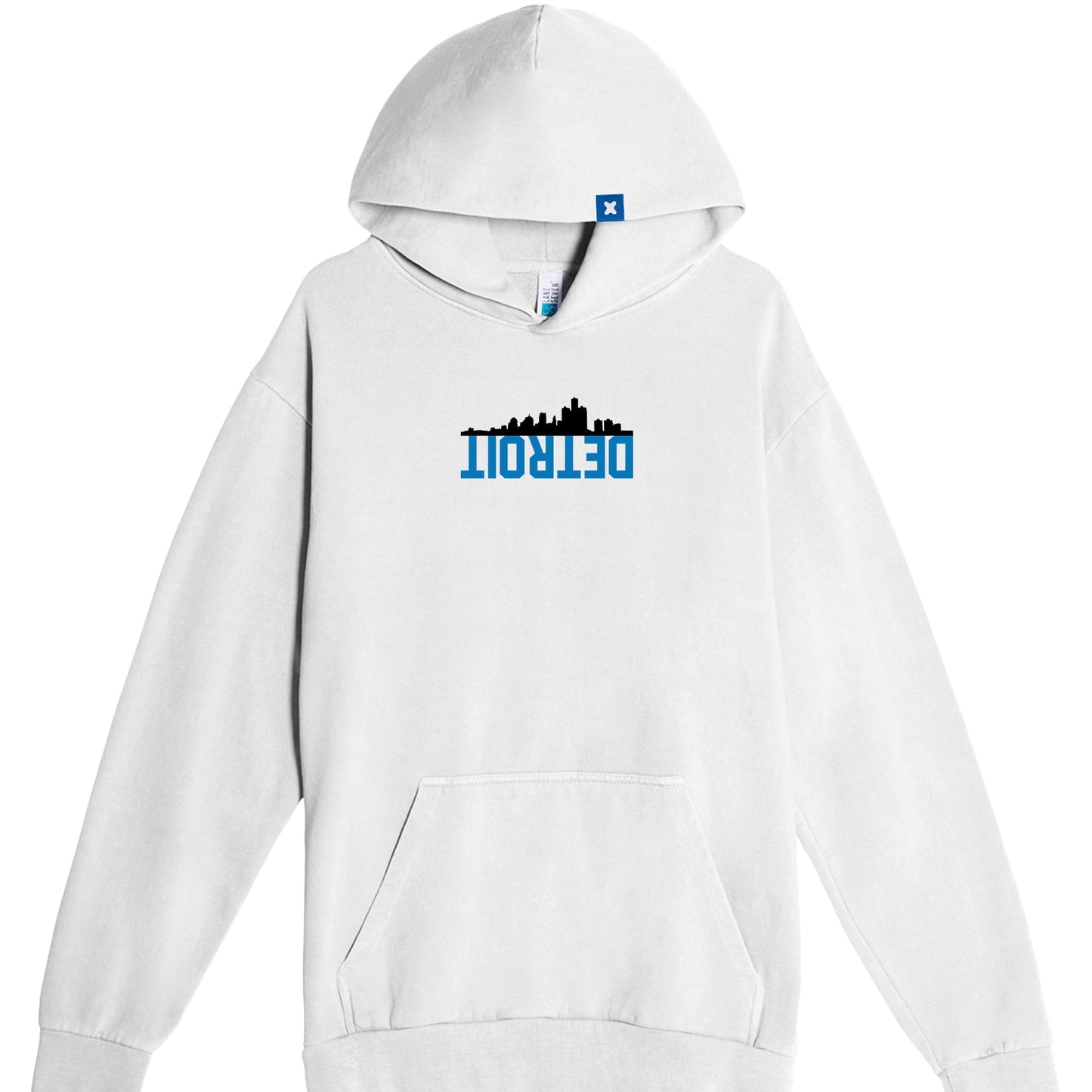 Drawn to Detroit (Football) - Unisex Heavyweight Hoodie (Restock from SAFD)