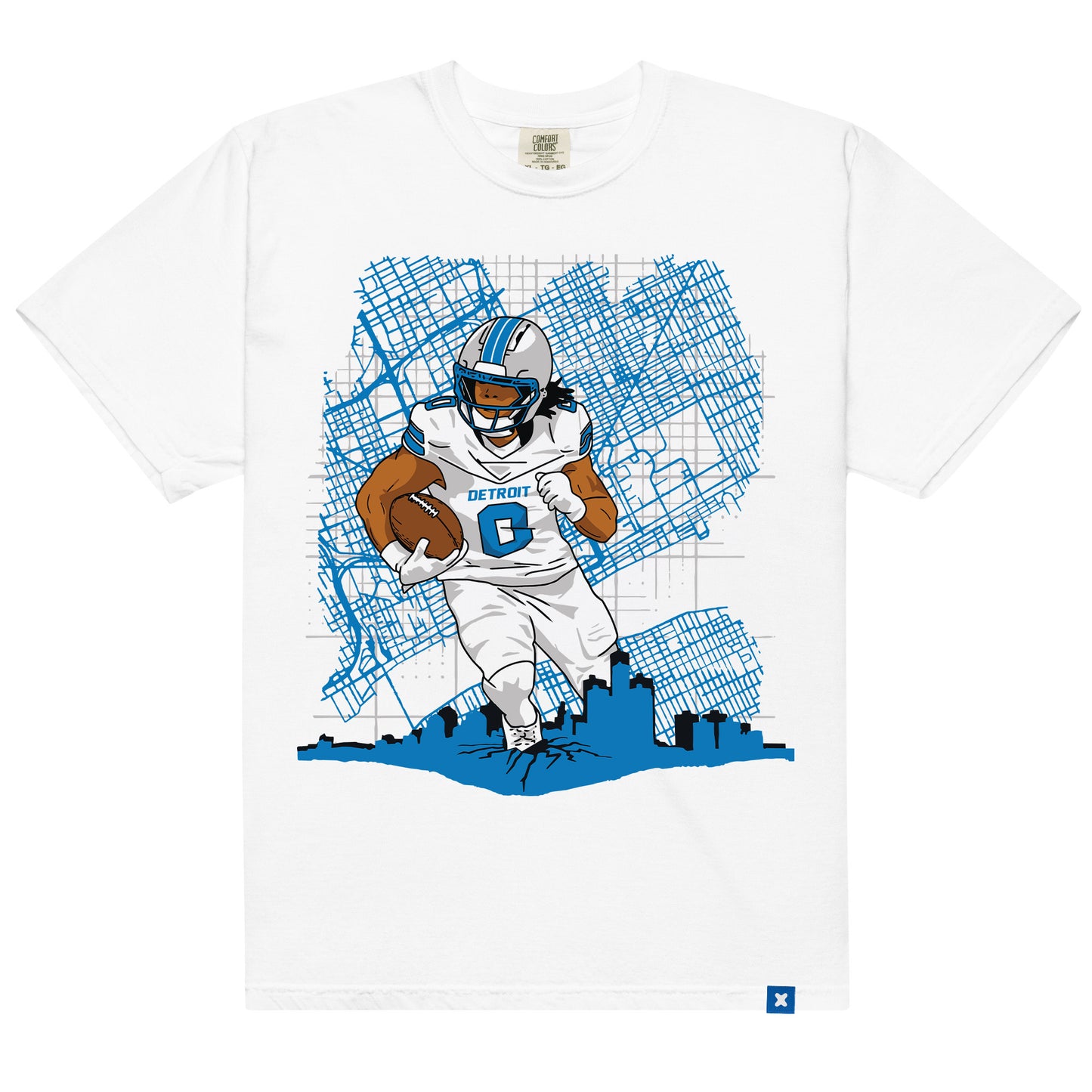 Drawn to Detroit (Football) - Youth T-Shirt (Pre-Order)