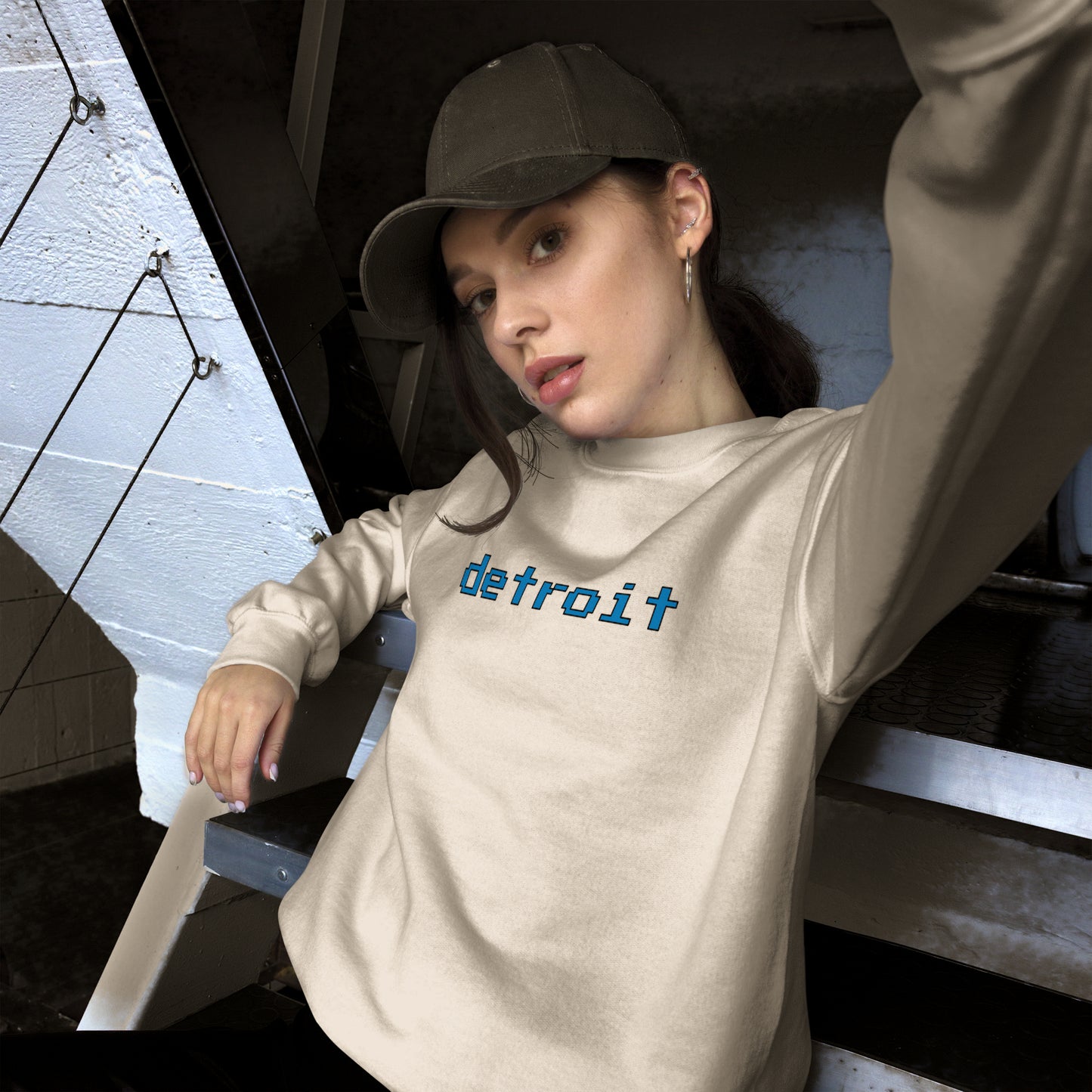 Detroit x Poké Hutch - Unisex Sweatshirt (Centered Logo)