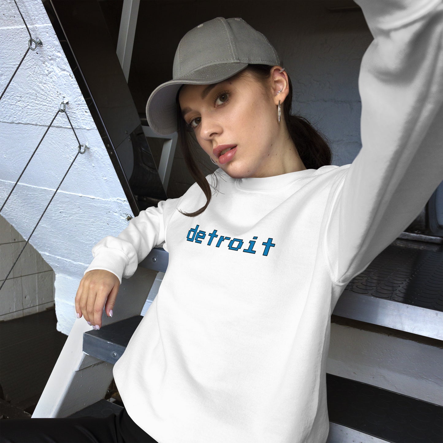 Detroit x Poké Hutch - Unisex Sweatshirt (Centered Logo)