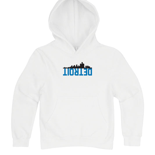 Drawn to Detroit (Football) - Youth Hoodie