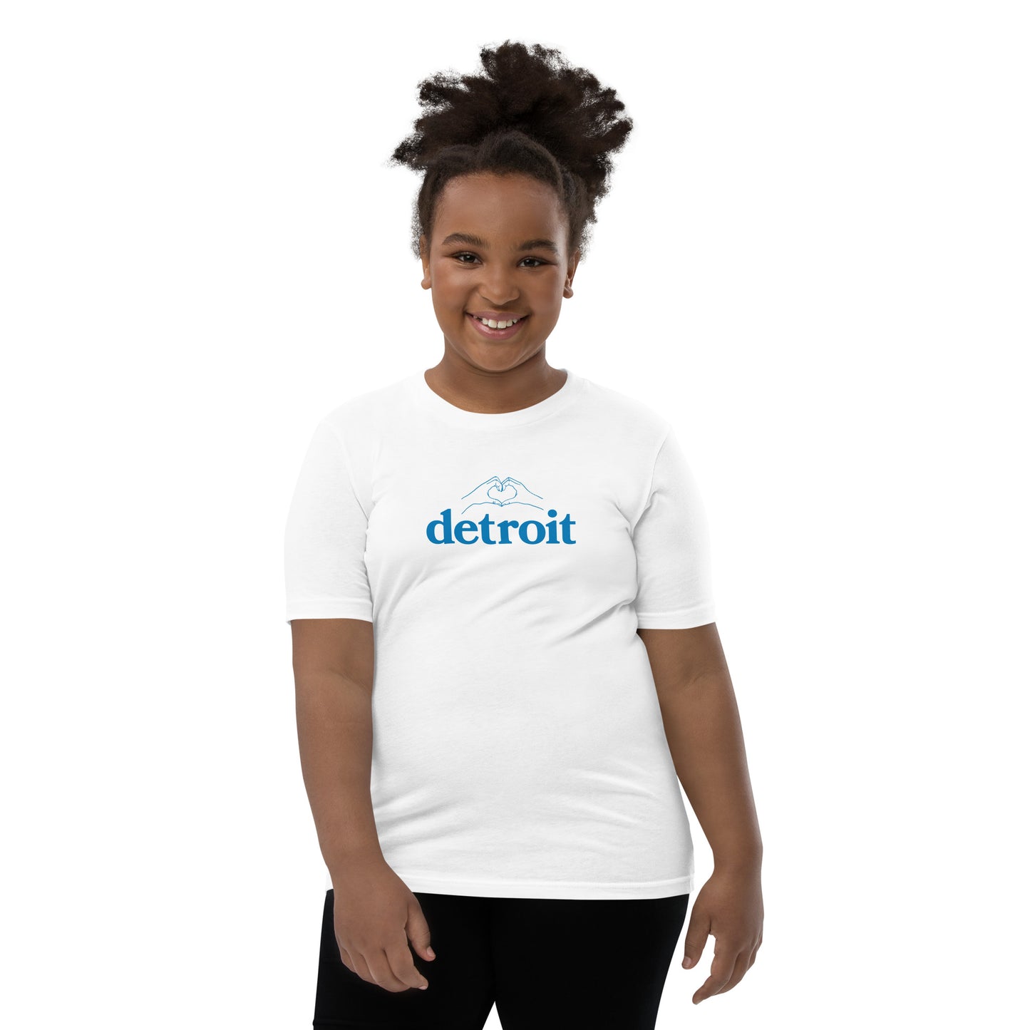 Detroit x Heart Hands - Youth Short Sleeve T-Shirt