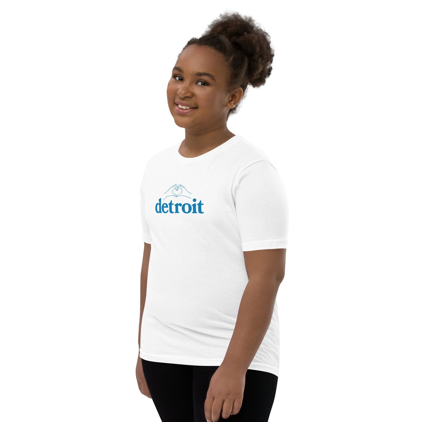 Detroit x Heart Hands - Youth Short Sleeve T-Shirt