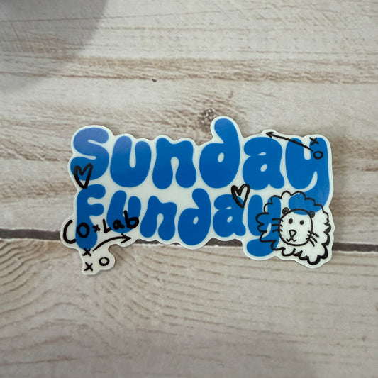 Sunday Funday Sticker