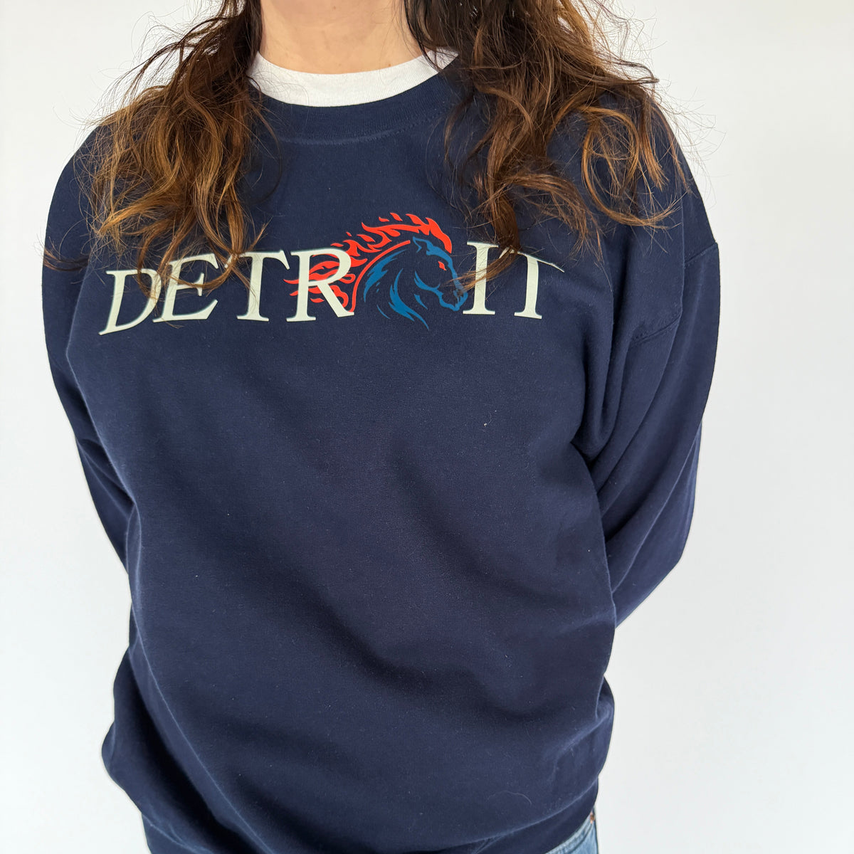 Basic Detroit Basketball - Unisex Sweatshirt