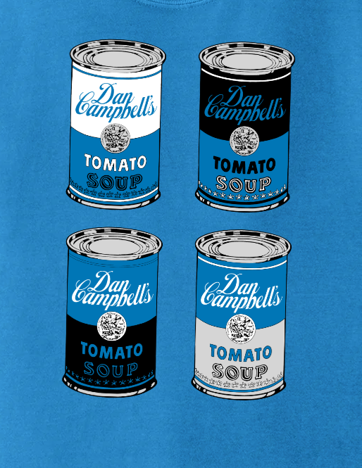 Dan Campbell x Detroit x Andy Warhol - Unisex T-Shirt