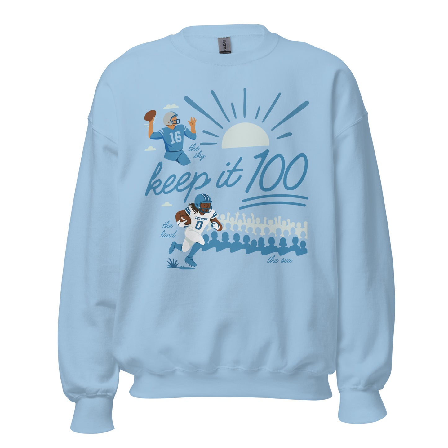 Land, Sea, and Sky (Keep It 100) - Unisex Sweatshirt
