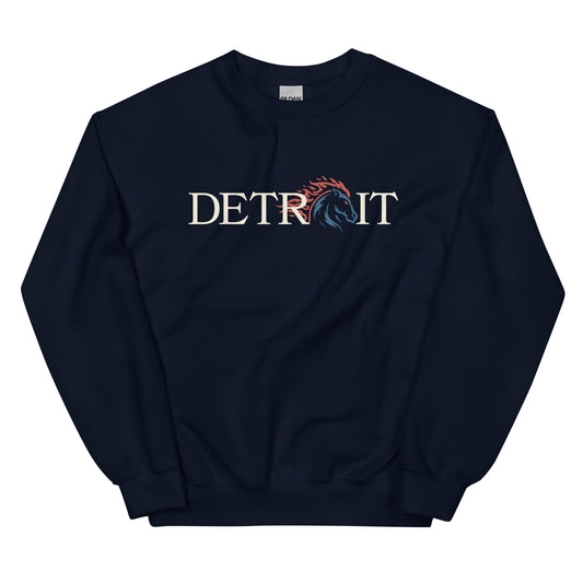 Basic Detroit Basketball - Unisex Sweatshirt