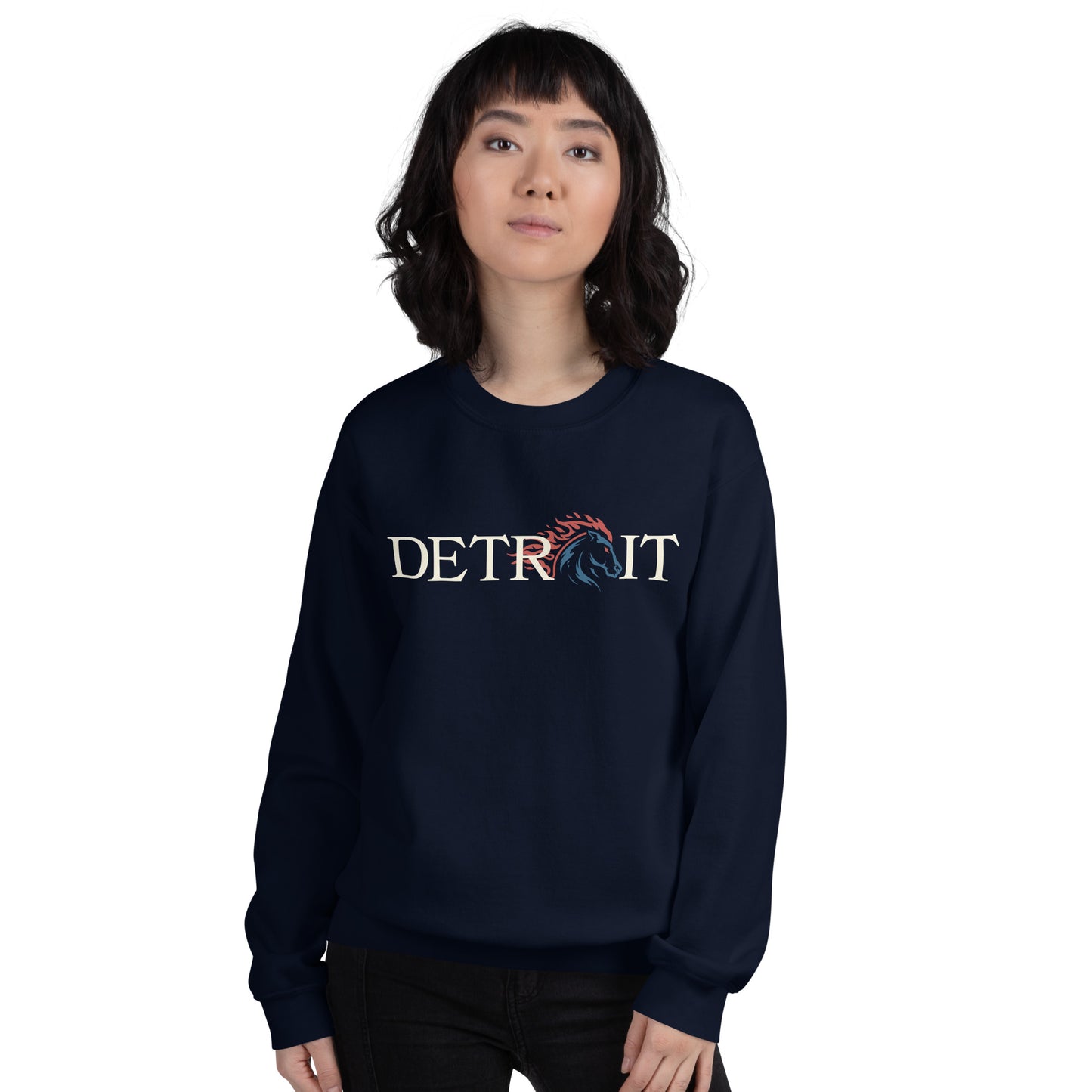Basic Detroit Basketball - Unisex Sweatshirt