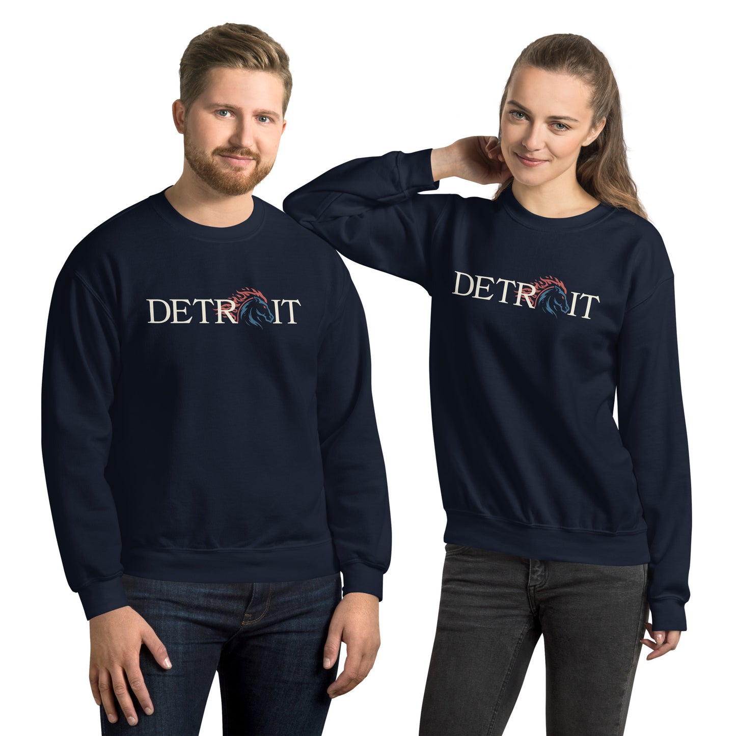 Basic Detroit Basketball - Unisex Sweatshirt