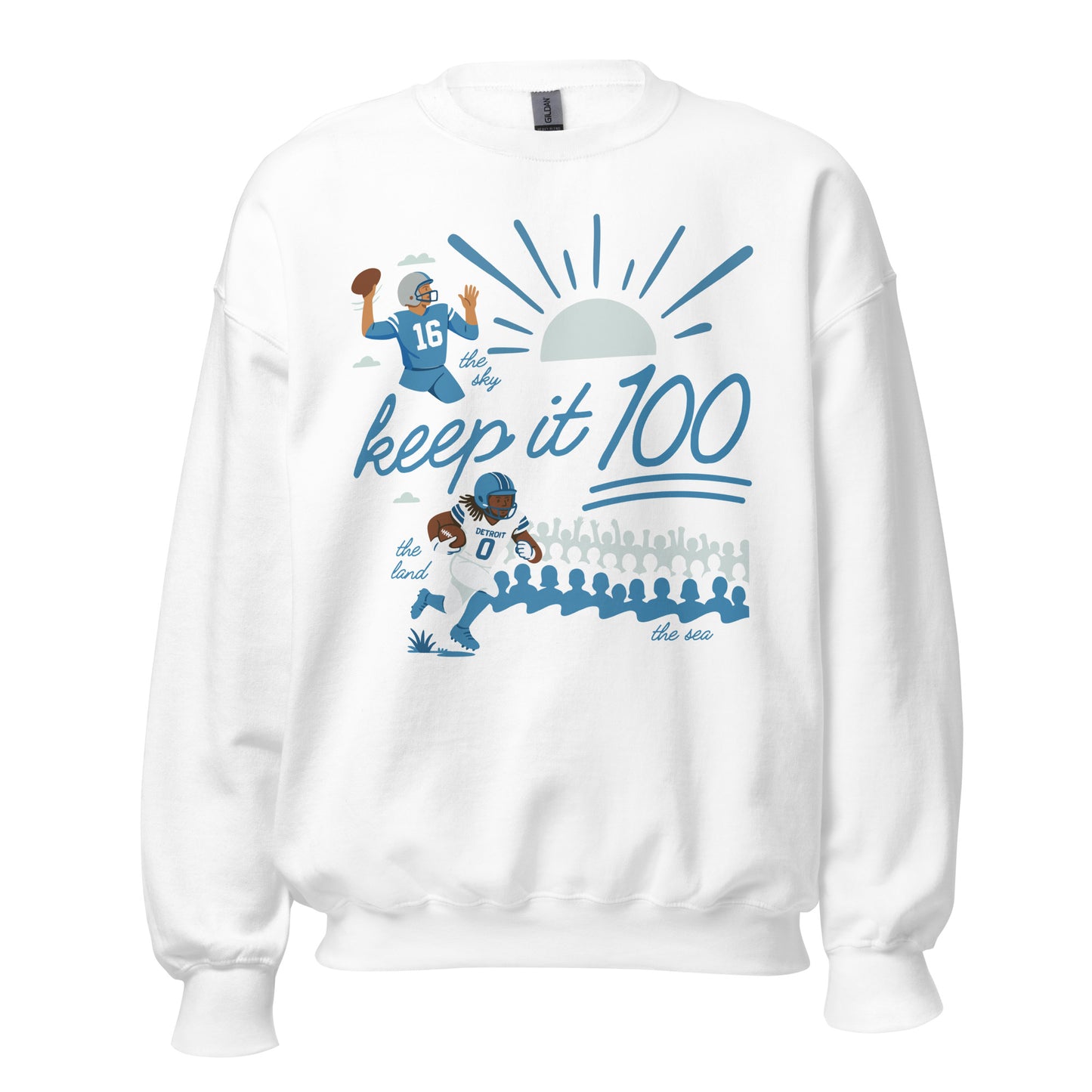 Land, Sea, and Sky (Keep It 100) - Unisex Sweatshirt