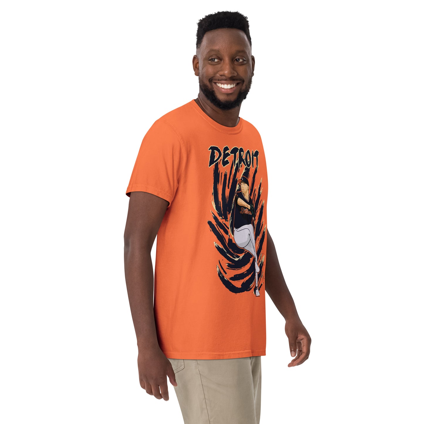Drawn to Detroit (Baseball Edition) - Unisex T-Shirt
