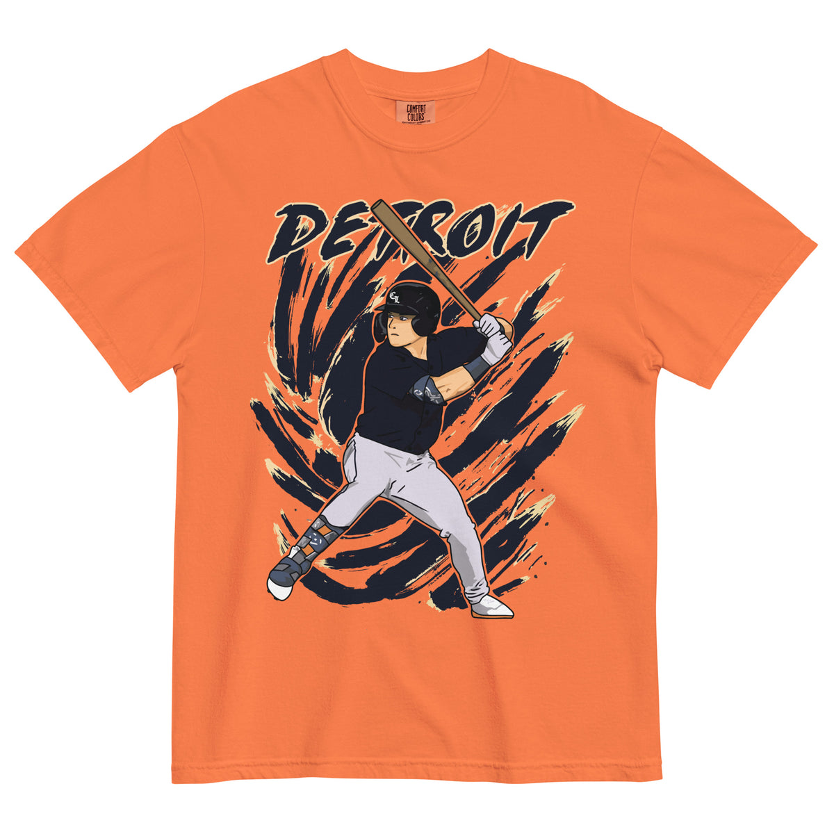 Drawn to Detroit (Baseball Edition) - Unisex T-Shirt