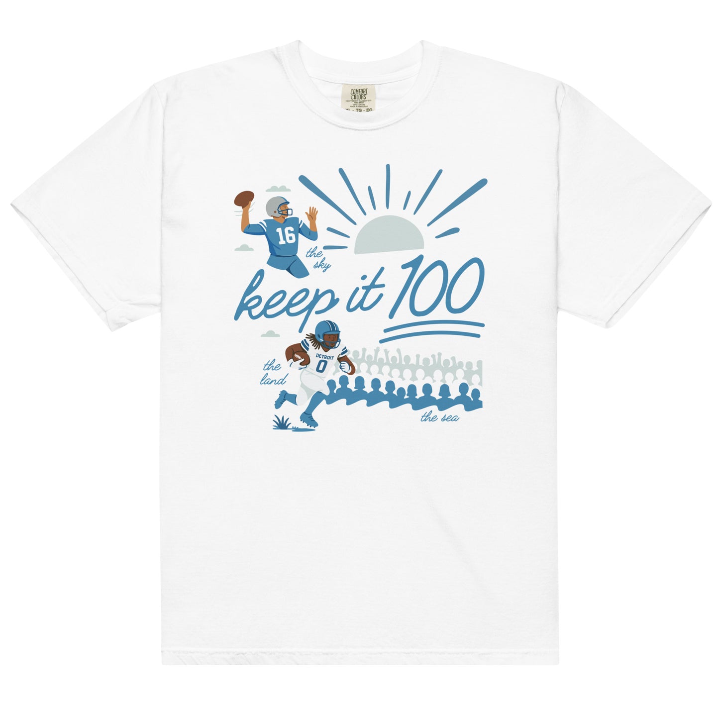 Land, Sea, and Sky (Keep It 100) - Unisex T-Shirt