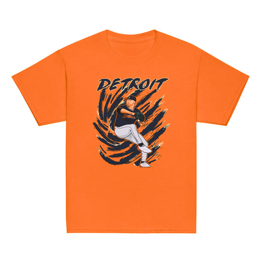 Drawn to Detroit (Baseball Edition) - Youth T-Shirt